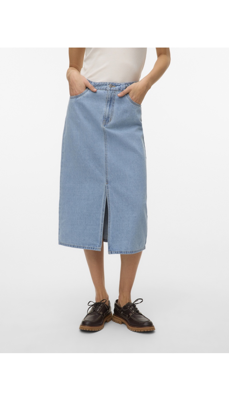 VERO MODA LIGHT BLUE JUPES