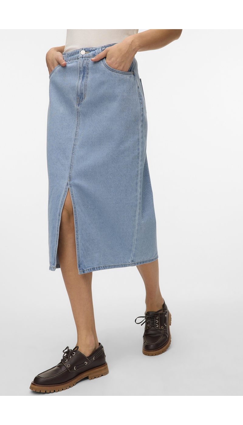 VERO MODA LIGHT BLUE JUPES