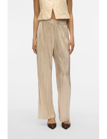 VERO MODA SILVER COLOUR PANTALONS