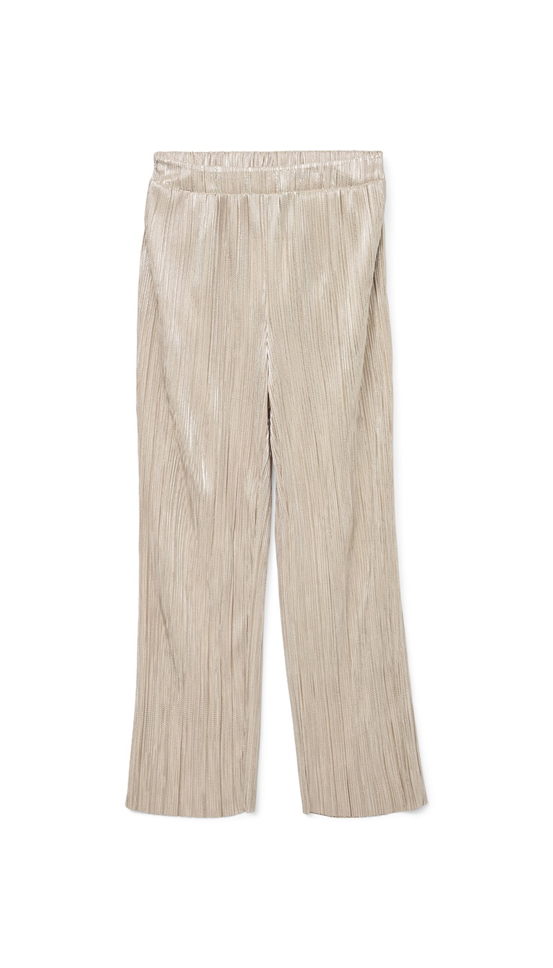 VERO MODA SILVER COLOUR PANTALONS