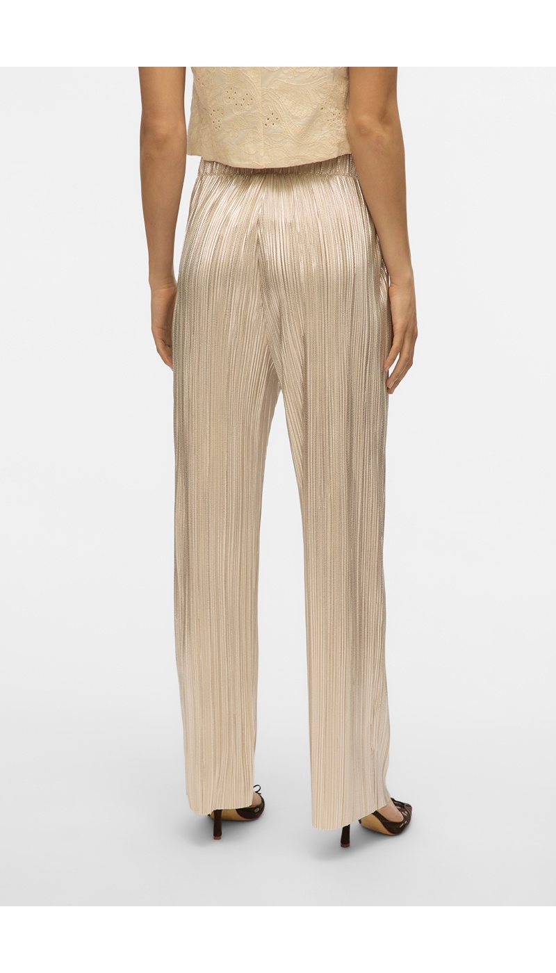 VERO MODA SILVER COLOUR PANTALONS