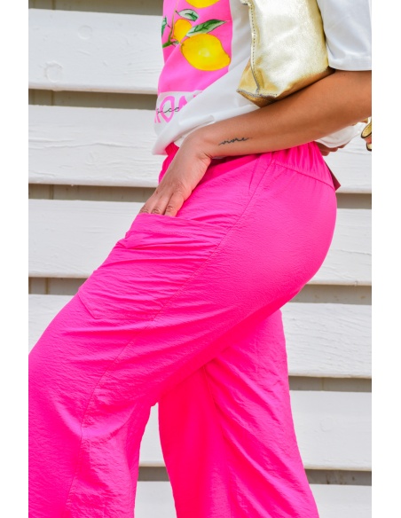 johanna toutoun POCHE FUSHIA PANTALON FEMME