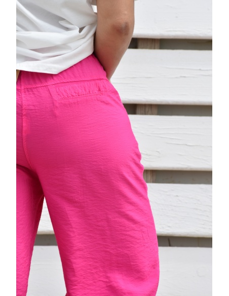 johanna toutoun POCHE FUSHIA PANTALON FEMME