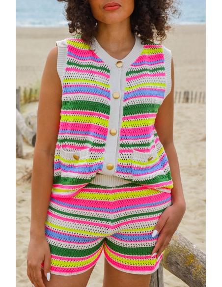 Short Rayé Multi CARLOTA