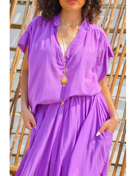 johanna toutoun  LILAS BLOUSE