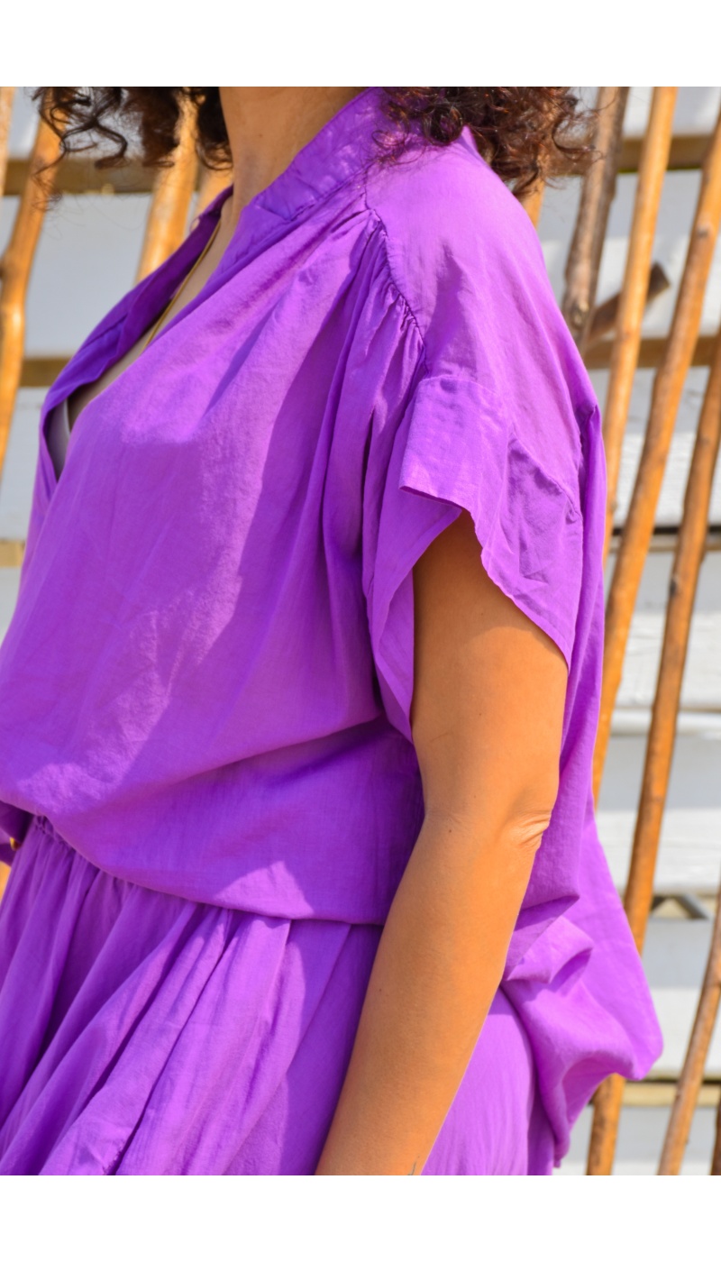 johanna toutoun  LILAS BLOUSE