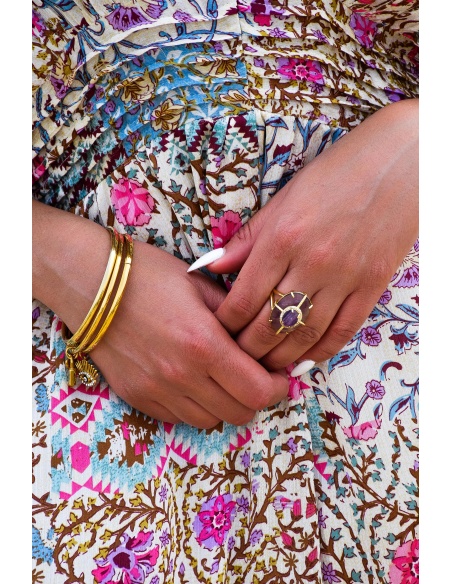 Bague Pierre Violette ETHEL