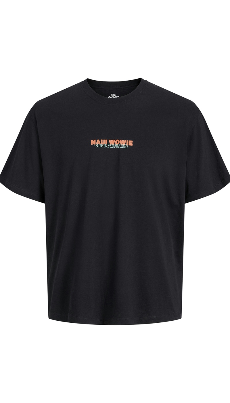 JACKandJONES  BLACK T-SHIRTS MC