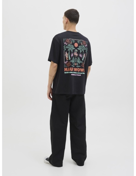 JACKandJONES  BLACK T-SHIRTS MC