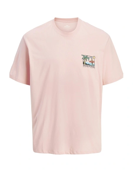 JACKandJONES TICKIE D PINK T-SHIRTS MC
