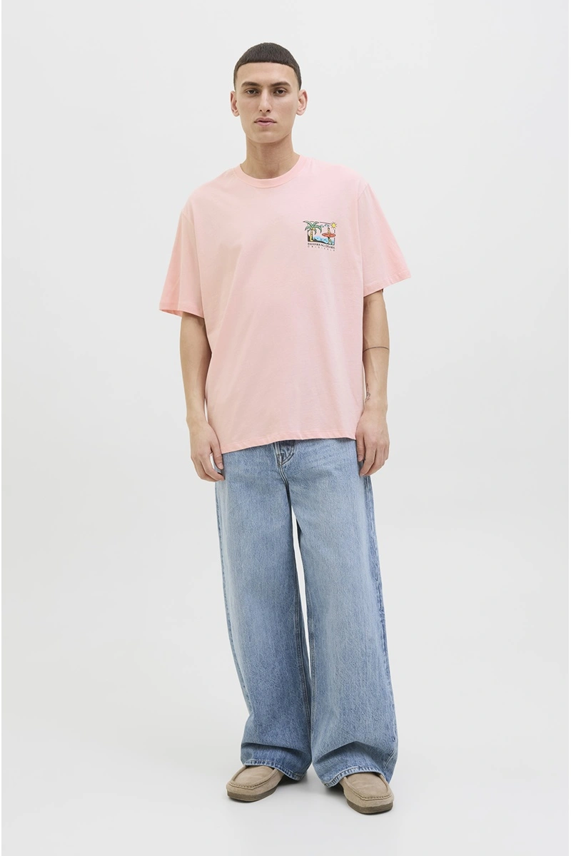 Tee Shirt Palmier Rose JORWOWIE