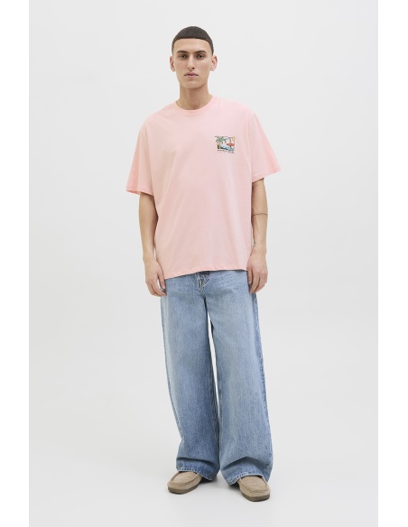 JACKandJONES TICKIE D PINK T-SHIRTS MC