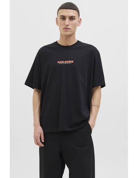 JACKandJONES  BLACK T-SHIRTS MC