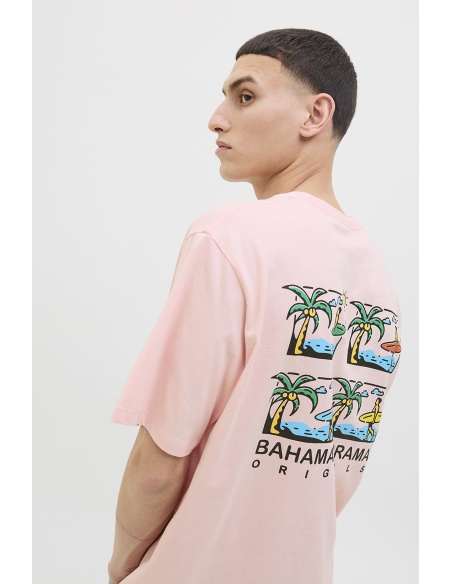 JACKandJONES TICKIE D PINK T-SHIRTS MC