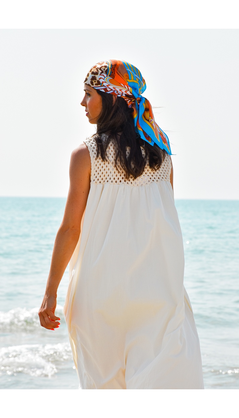 sunny studio BRODE ECRU ROBES FEMME