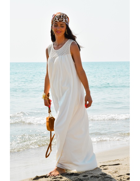 sunny studio BRODE ECRU ROBES FEMME