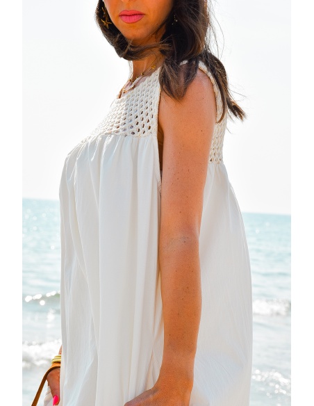 sunny studio BRODE ECRU ROBES FEMME