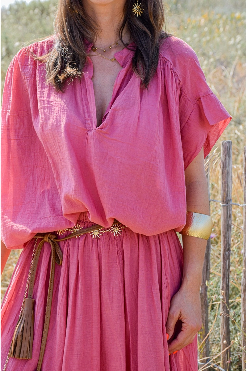 Blouse Ample Rose NINA 2