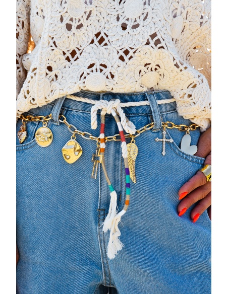only one barcelona CROIX CHAINE CEINTURES FEMME
