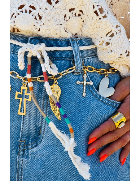 only one barcelona CROIX CHAINE CEINTURES FEMME
