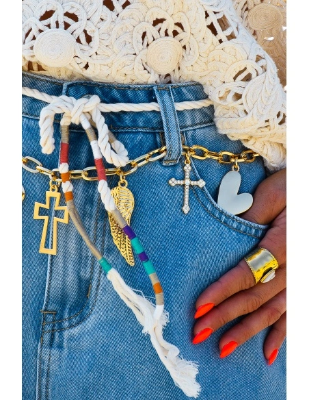 only one barcelona CROIX CHAINE CEINTURES FEMME