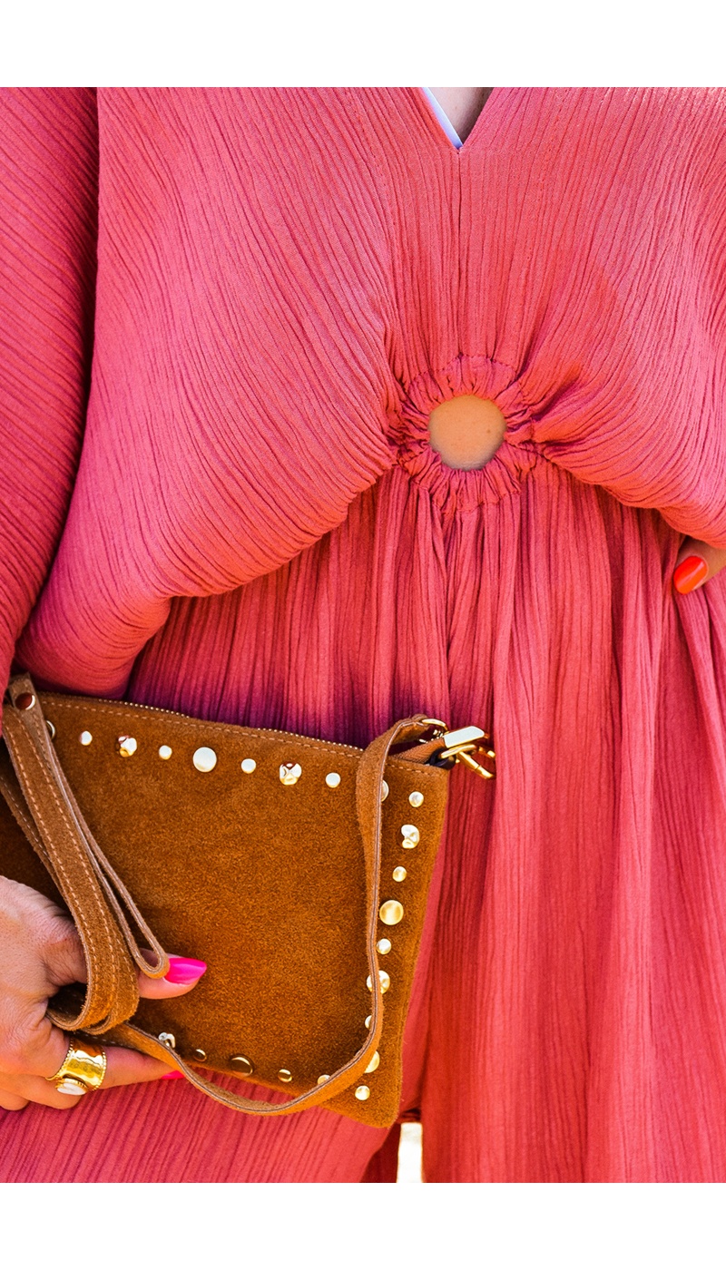Combinaison Longue Rose AURA