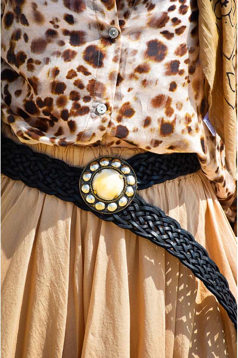 Ceinture Pierre Noire ESTHER