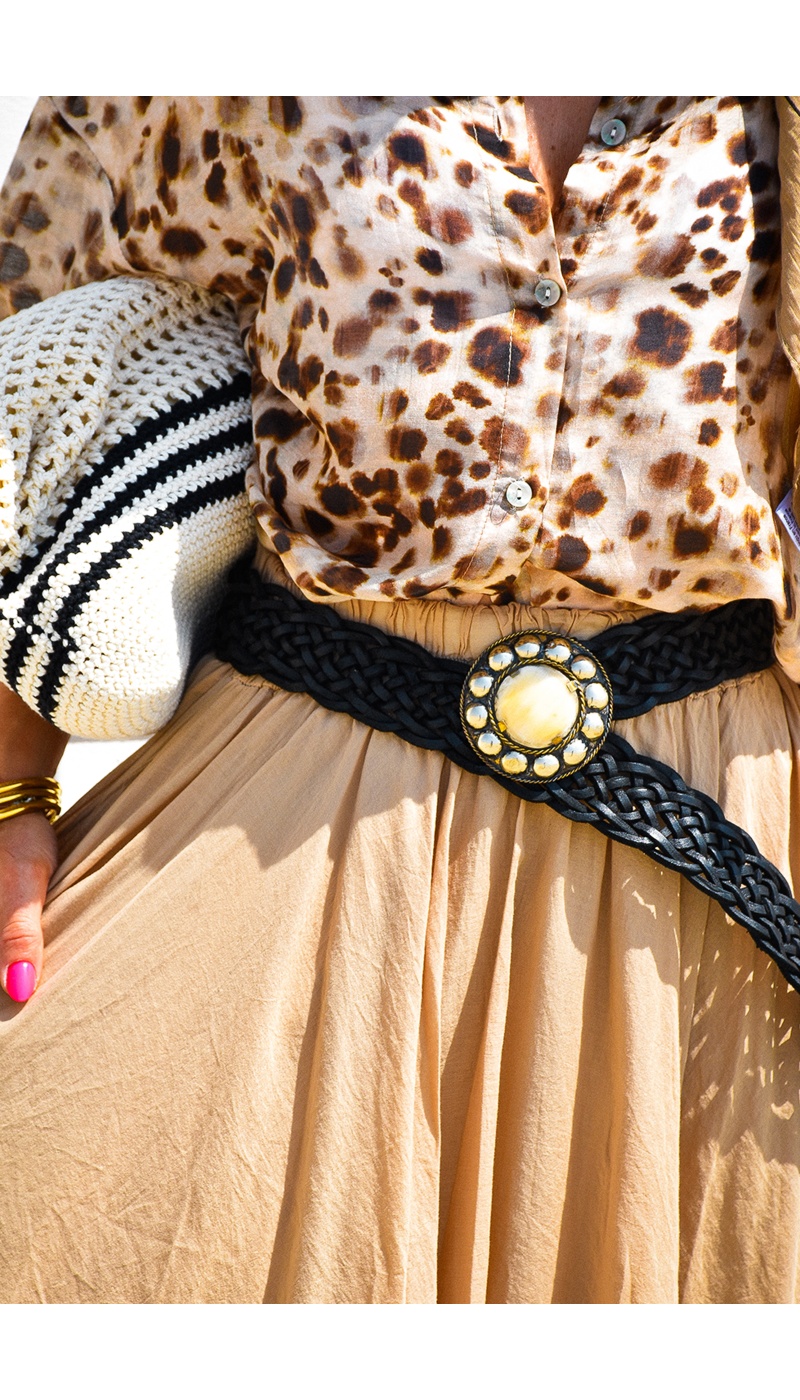 Ceinture Pierre Noire ESTHER