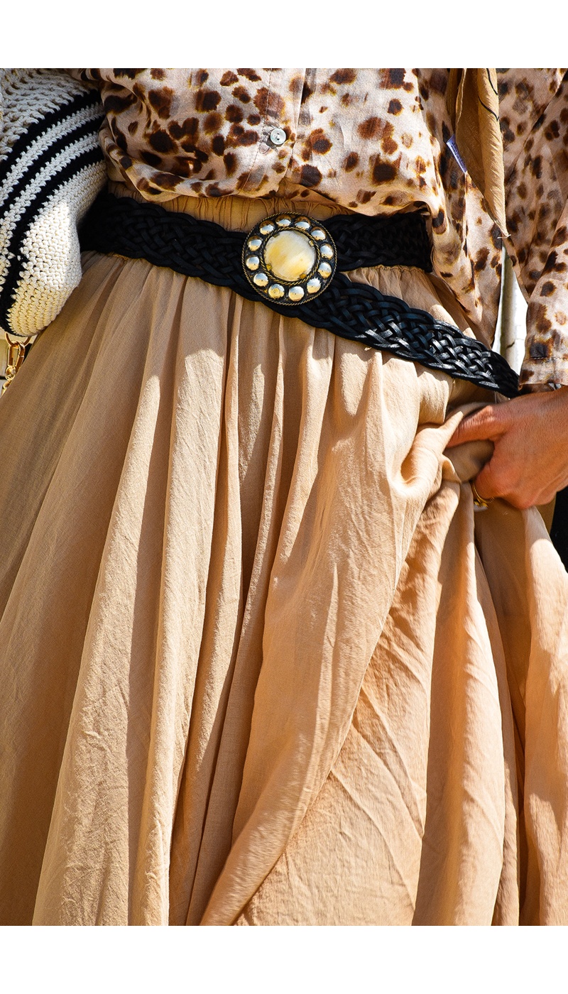 Ceinture Pierre Noire ESTHER