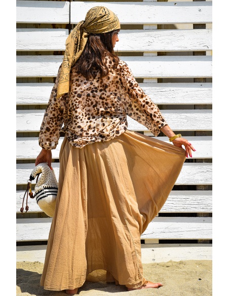 Jupe Longue Beige LOLA