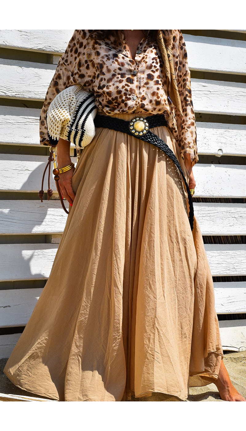 Jupe Longue Beige LOLA