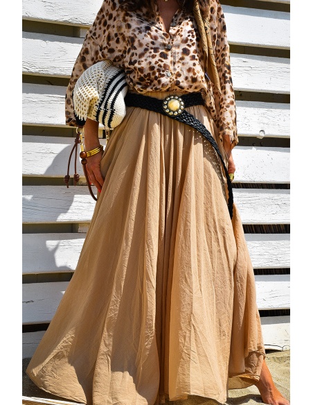 Jupe Longue Beige LOLA