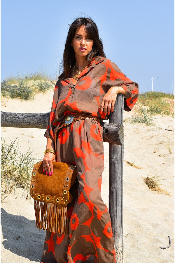 Borsa a frangia Camel IMPERIA Noho - 1 | ACCESSORI