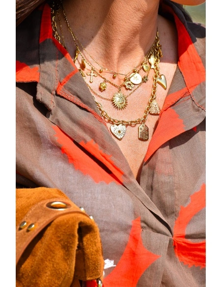 Collier Pampilles Doré ROXANNE