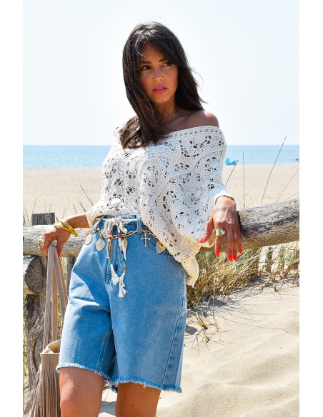 w.studio  JEANS SHORTS FEMME