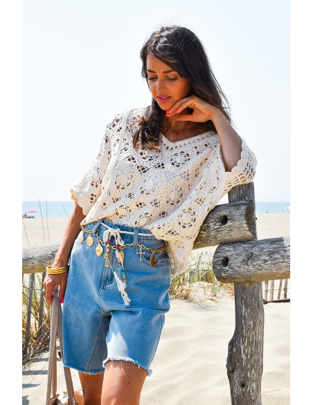 w.studio  JEANS SHORTS FEMME