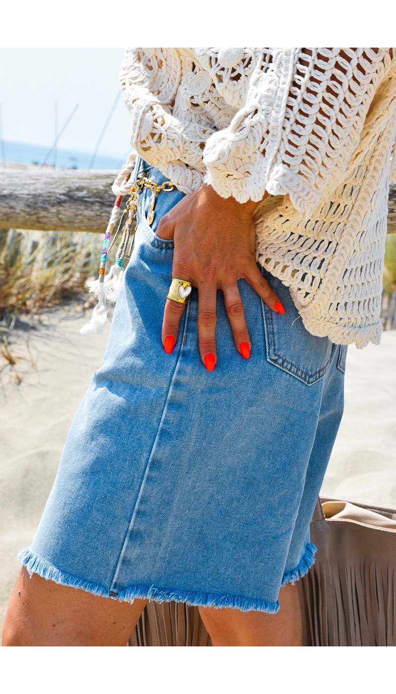 w.studio  JEANS SHORTS FEMME