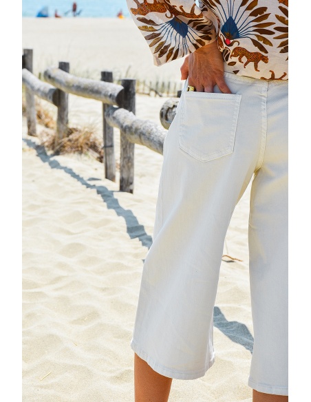 fashion city BERMUD ECRU SHORTS FEMME