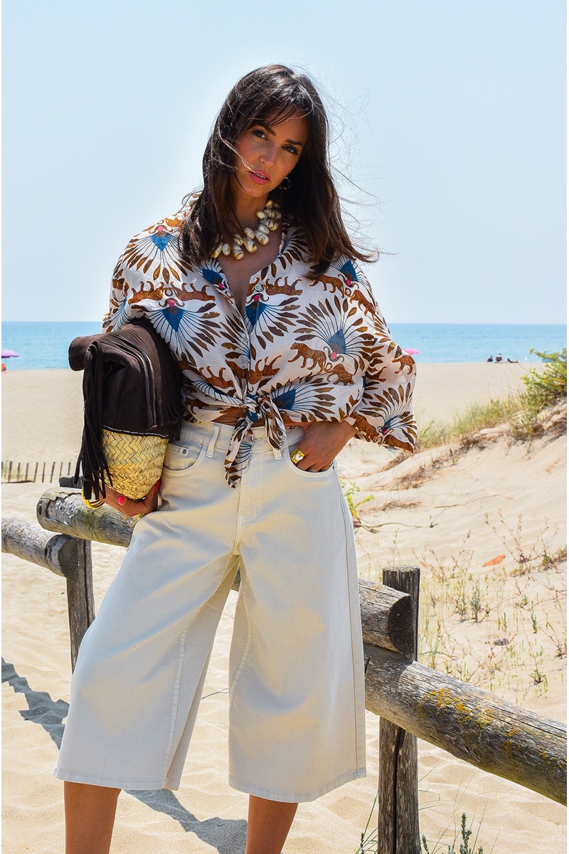 Bermuda Long Ecru LOUISA 2