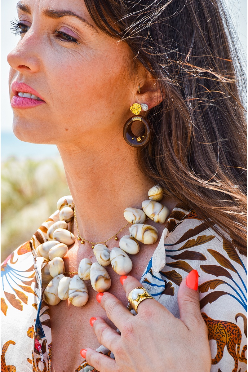 Boucles d'Oreilles Tortoise AGLAE