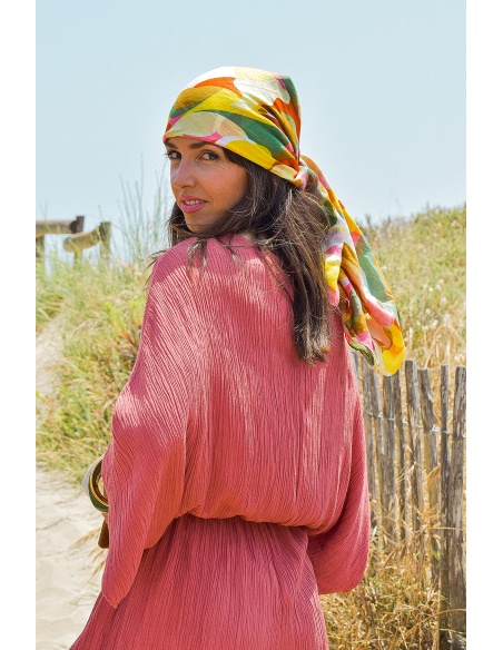 Foulard Imprimé Jaune SIENNA