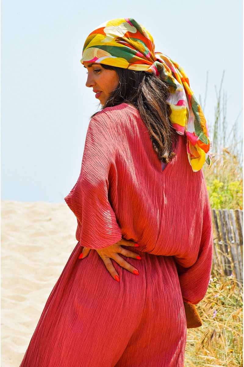 Foulard Imprimé Jaune SIENNA 2