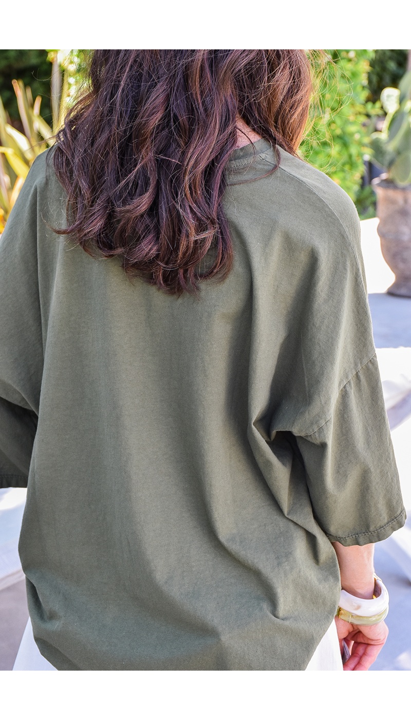 banditas MORE KAKI T-SHIRT MC FEMME
