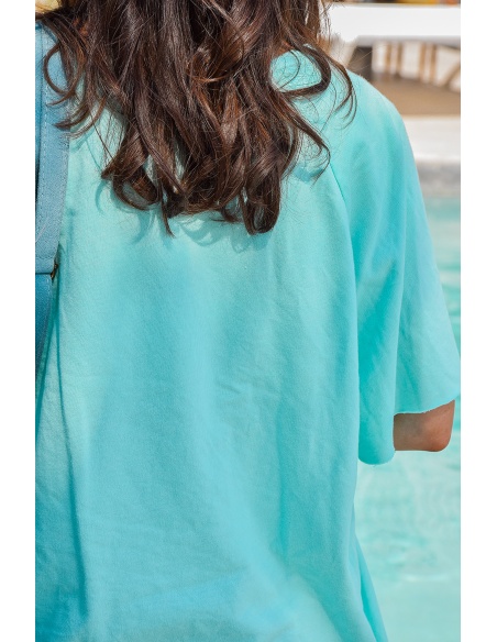 banditas SMILE TURQUO T-SHIRT MC FEMME