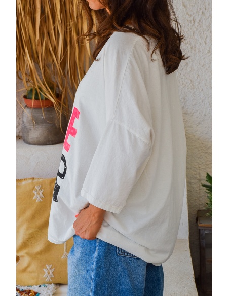 banditas MORE BLANC T-SHIRT MC FEMME