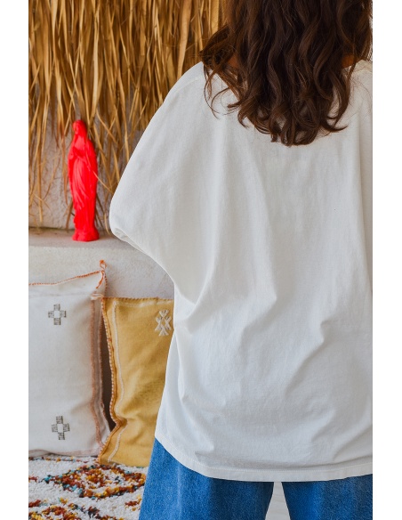 banditas MORE BLANC T-SHIRT MC FEMME