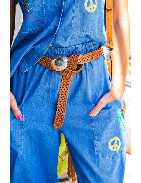 johanna toutoun PEACE JEANS PANTALON FEMME