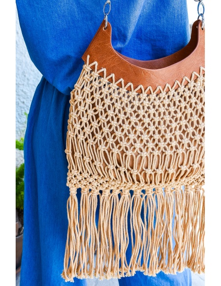 Sac Crochet Beige ROMY