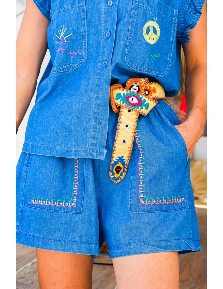 johanna toutoun  JEANS SHORTS FEMME