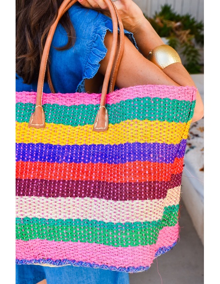 jianna fashion s.l MULTIC RAYE SAC FEMME
